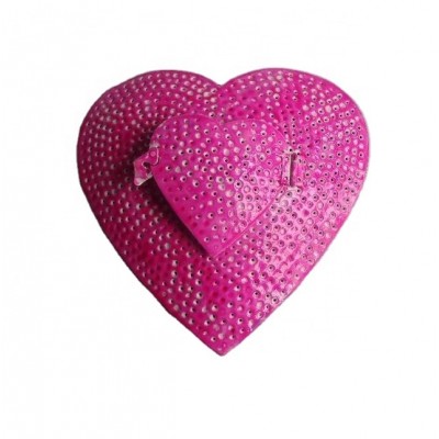 Christmas Tree Heart made in iron in pink colour