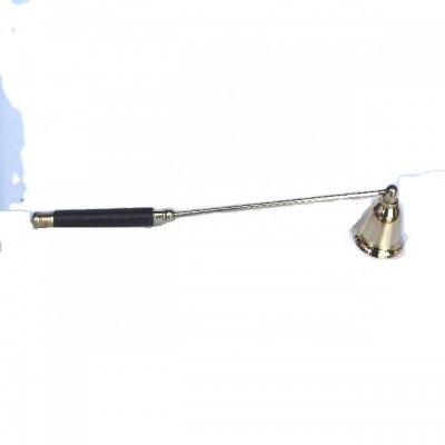 Polished Brass Candle Snuffer with resin handle