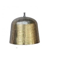 brass finished Metal ceiling pendant light hammered also available in other finishes