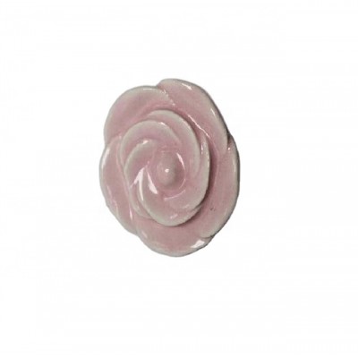 Hand painted Flower ceramic Knob in Pink available in other colour and patterns